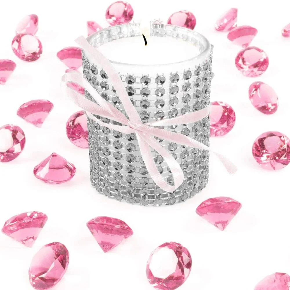 1 Yard Sparkling Rhinestone Mesh Ribbon for Event Decoration